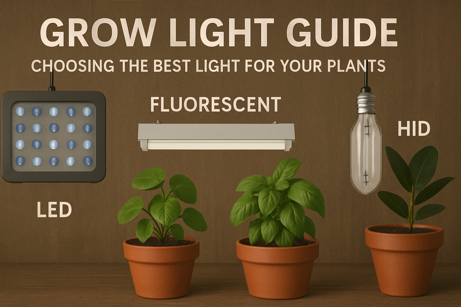 Grow Light Guide: Choosing the Best Light for Your Plants Indoors